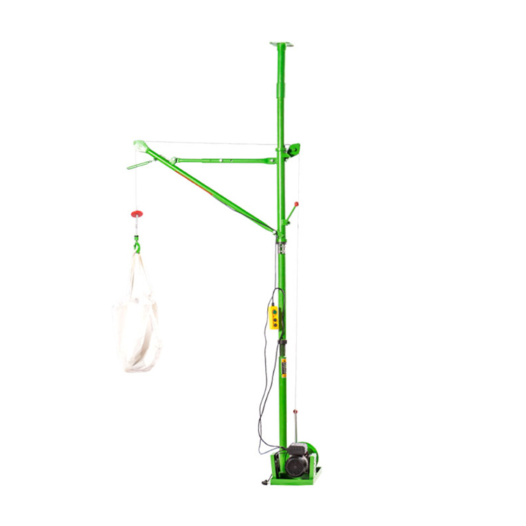 Gru da costruzione a colonna singola per interni